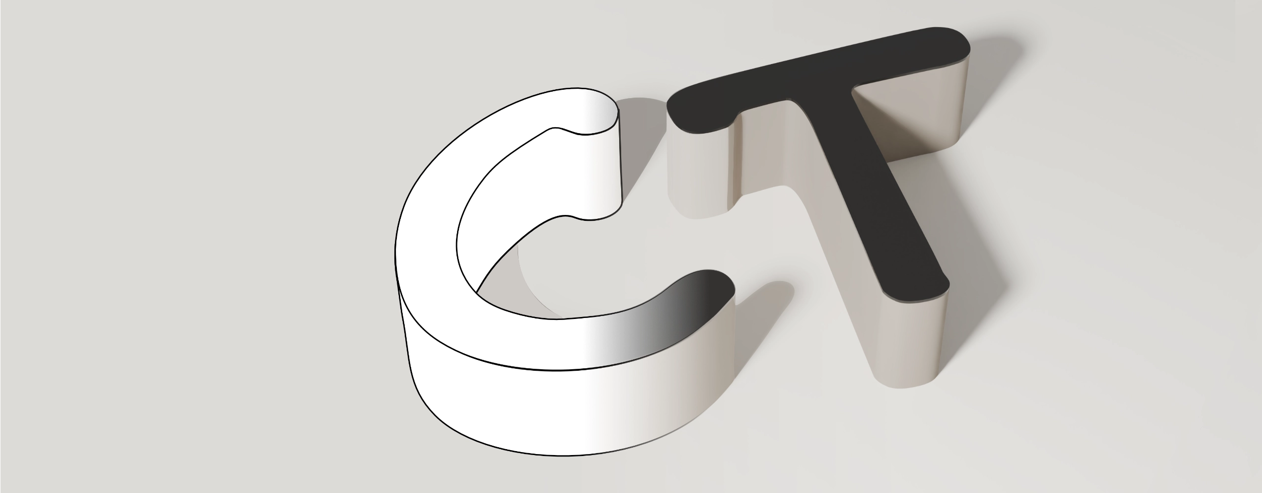 3D CT Initials